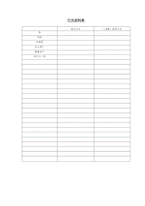 某企业行为资料表(doc 1页).docx