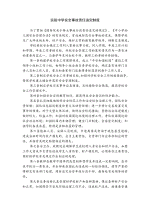 实验中学安全事故责任追究制度.docx