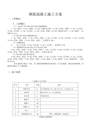 钢筋混凝土施工方案.docx