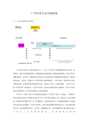 广州旧货专业市场提案.docx