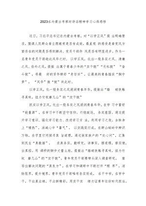 2023在内蒙古考察时讲话精神学习心得感悟3篇.docx