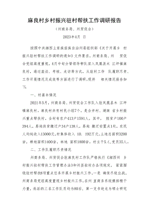 麻良村乡村振兴调研报告4.25.docx