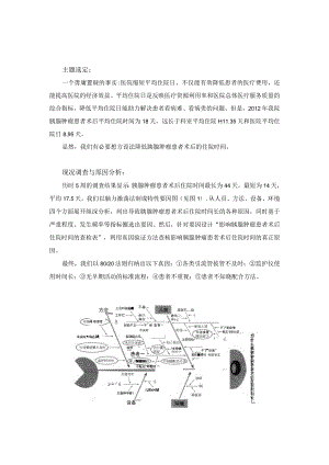 肝胆胰腺外科运用PDCA循环缩短胰腺肿瘤患者术后住院时间.docx
