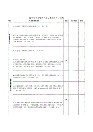 经气管切开吸痰护理技术操作评分标准.docx