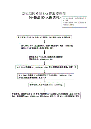 新冠基因检测 RNA提取流程图.docx