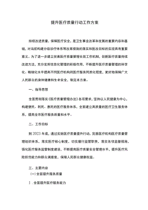 提升医疗质量行动工作方案.docx