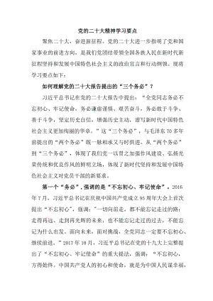 城区燃气公司开展党的二十大精神学习要点 （汇编5份）.docx