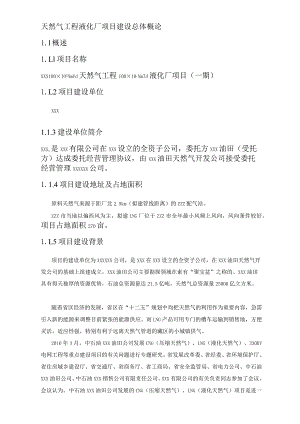 天然气工程液化厂项目建设总体概论.docx