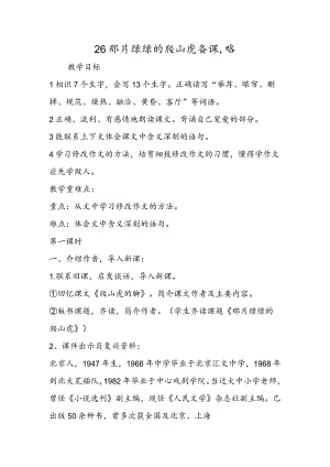 26那片绿绿的爬山虎 备课.略.docx