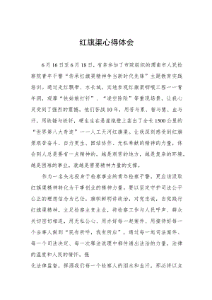 红旗渠心得体会八篇.docx