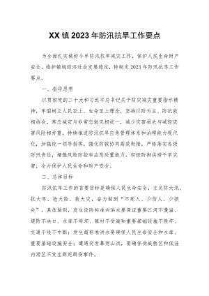 镇2023年防汛抗旱工作要点.docx