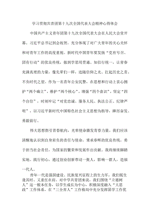 报社记者学习贯彻共青团第十九次全国代表大会精神个人心得体会 （7份）.docx