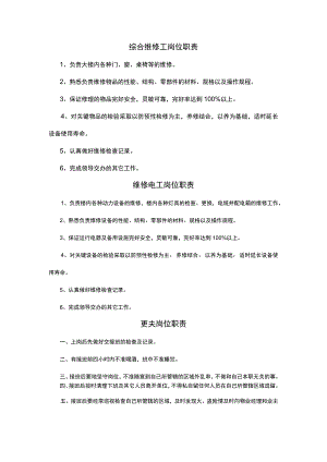物业人员岗位职责.docx