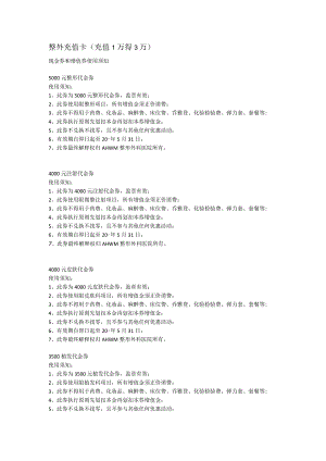 医美整形医院充值卡使用规则.docx