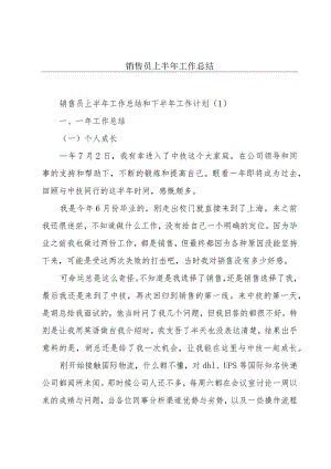 销售员上半年工作总结.docx