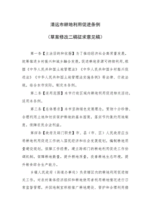 清远市耕地利用促进条例清远市耕地利用促进条例.docx