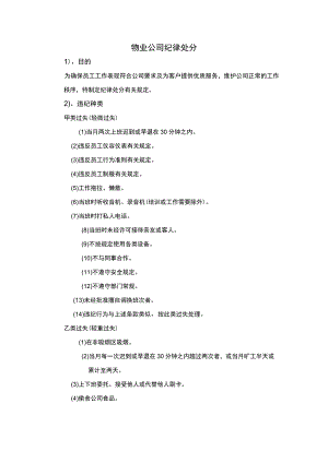 物业公司纪律处分.docx