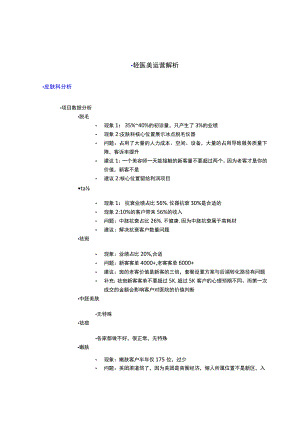 医美整形轻医美无创皮肤运营解析.docx