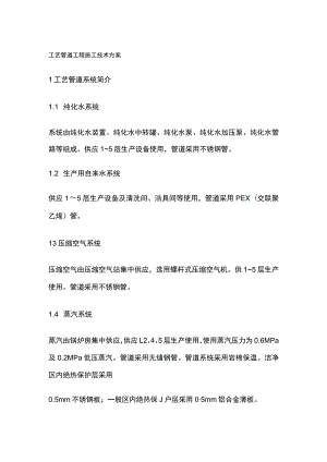 工艺管道工程施工技术方案全.docx