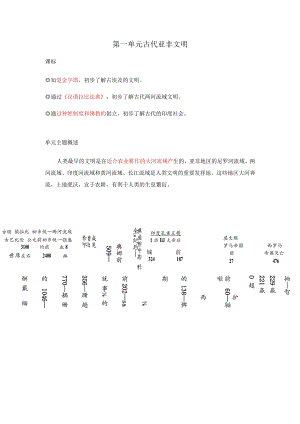 第一单元古代亚非文明.docx