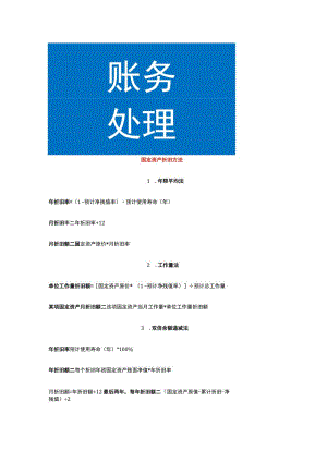 固定资产折旧的方法.docx
