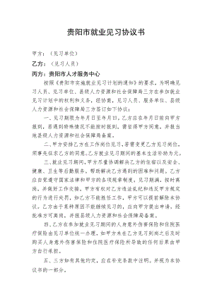 贵阳市就业见习协议书.docx