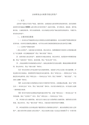 企业财务会计核算手册无形资产.docx