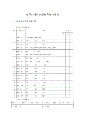 电商公司财务分析与评估管理.docx