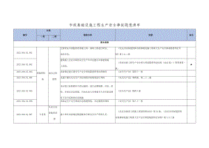 市政基础设施工程生产安全事故隐患清单--有依有据丨27页.docx