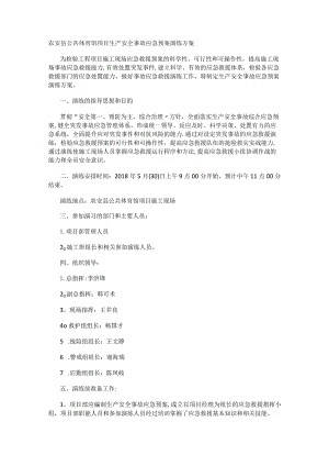 处置预案演练实施方案流程.docx