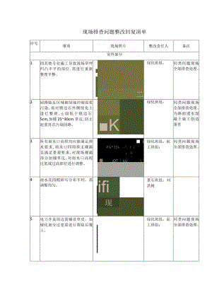 现场排查问题整改回复.docx
