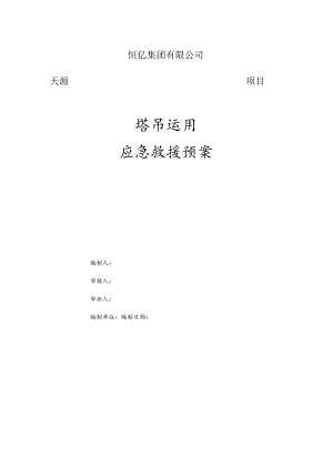 塔吊使用应急预案79419.docx
