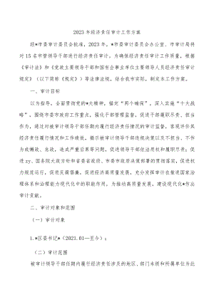 2023年经济责任审计工作方案.docx