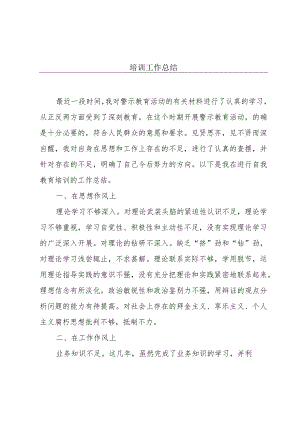 培训工作总结.docx