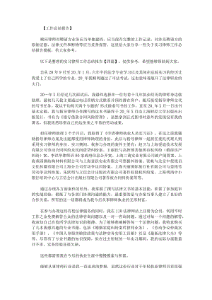 实习律师工作总结报告.docx