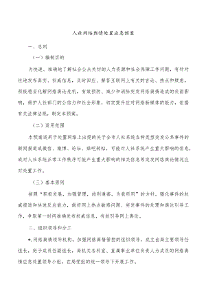 人社网络舆情处置应急预案.docx