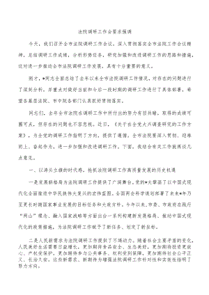 法院调研工作会要求强调.docx