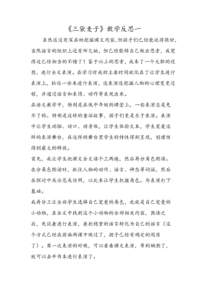 《三袋麦子》教学反思一.docx