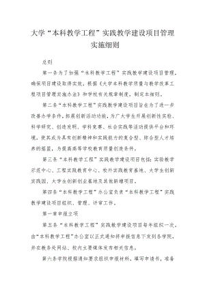大学“本科教学工程”实践教学建设项目管理实施细则.docx