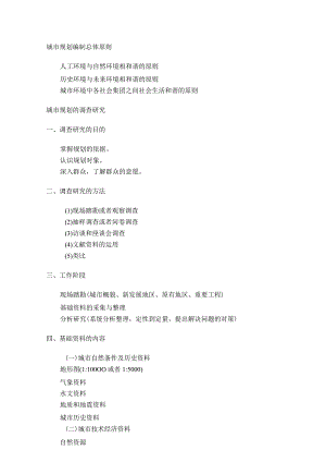 【城市规划】城市规划原则.docx