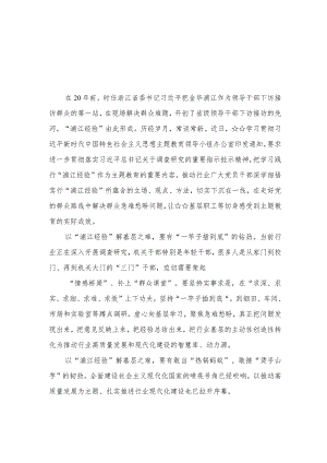 2023学习“千万工程”及“浦江经验”专题研讨发言心得范本精选12篇.docx
