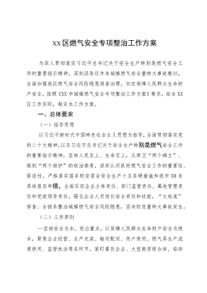 区燃气安全专项整治工作方案.docx