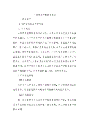 年度绩效考核报告篇2.docx