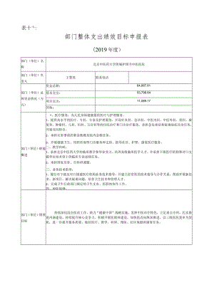 表十一部门整体支出绩效目标申报表.docx