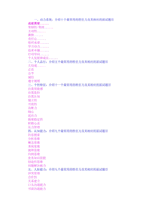 公司岗位招聘经典行为面试题目.docx