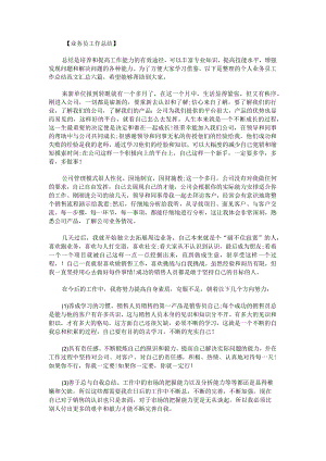 个人业务员工作总结范文汇总.docx
