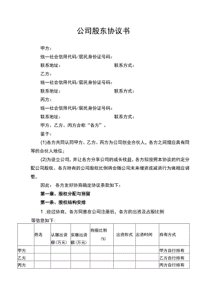 公司股东合伙协议书.docx