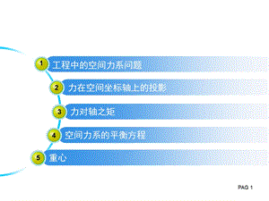 lllx第六章静力学空间力系重心.ppt