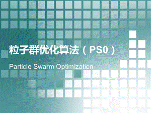 粒子群优化算法详细易懂.ppt