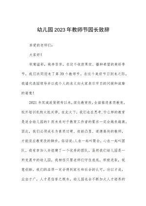 2023年教师节表彰大会上的讲话(四篇).docx